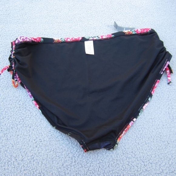 Terra and Sky Swim Bottoms Women's Plus Size 4X 28W 30W Floral Mid Rise Swimwear - Picture 8 of 16